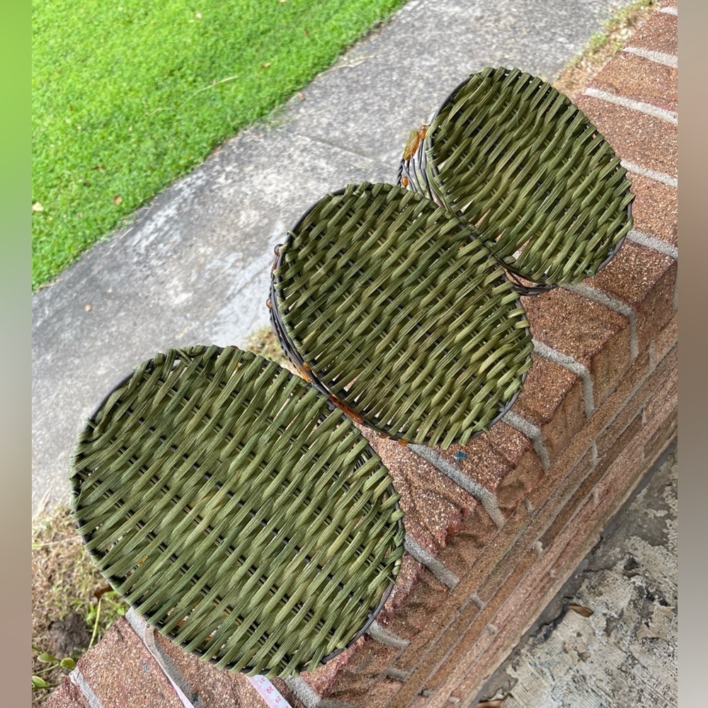 Decorative Metal Basket with Leaf Accents - Picture 4 of 4